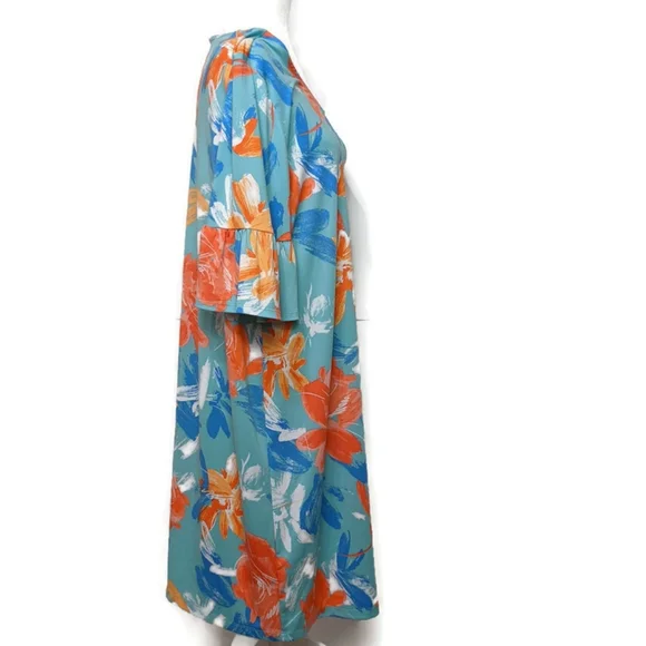 Ruby Rd. Floral Shift Dress. XL - Picture 6 of 8